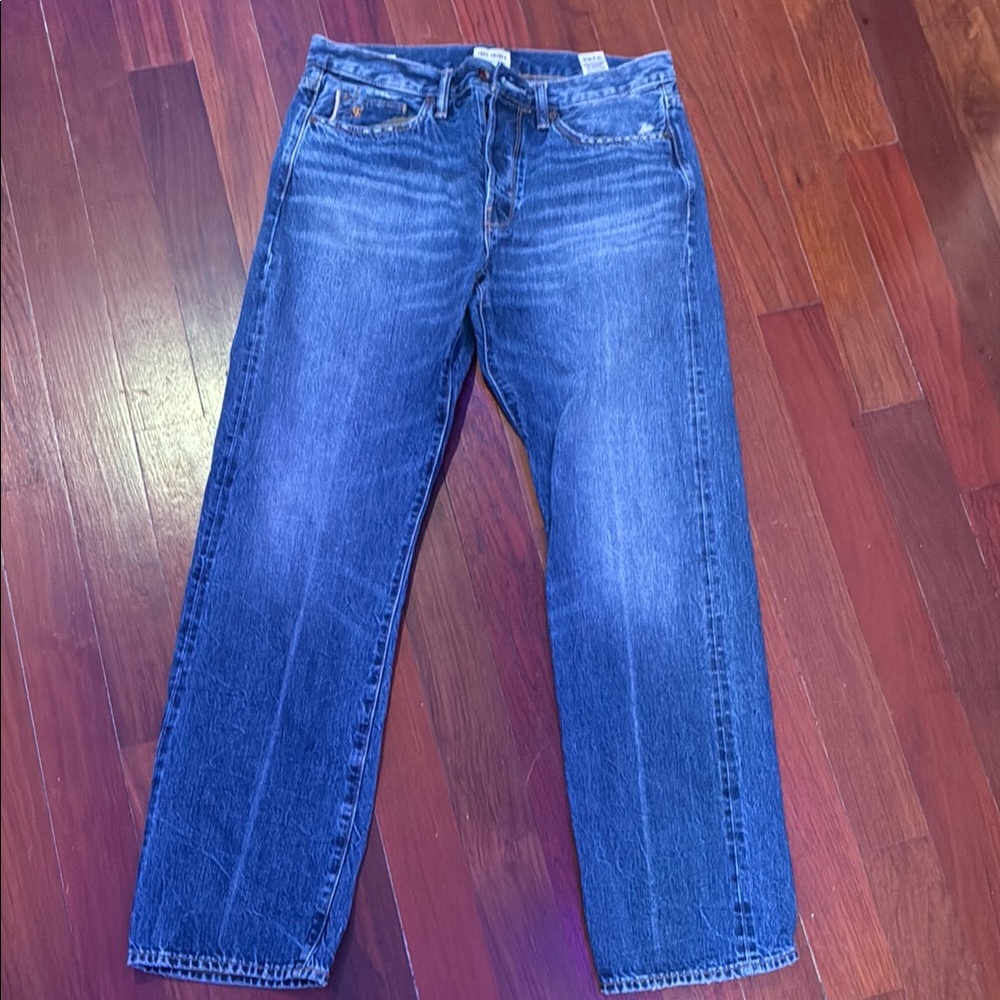 Todd Snyder Vintage Straight Selvedge Jean in Medium Crease Wash 32/32